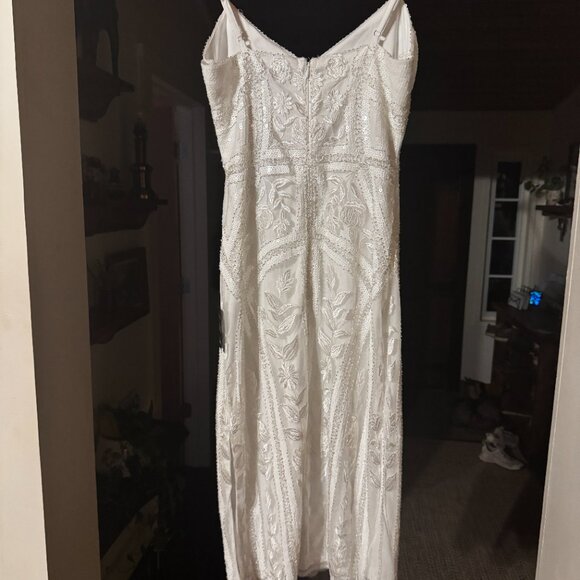 Lulus White Sequin Dress - Picture 6 of 8
